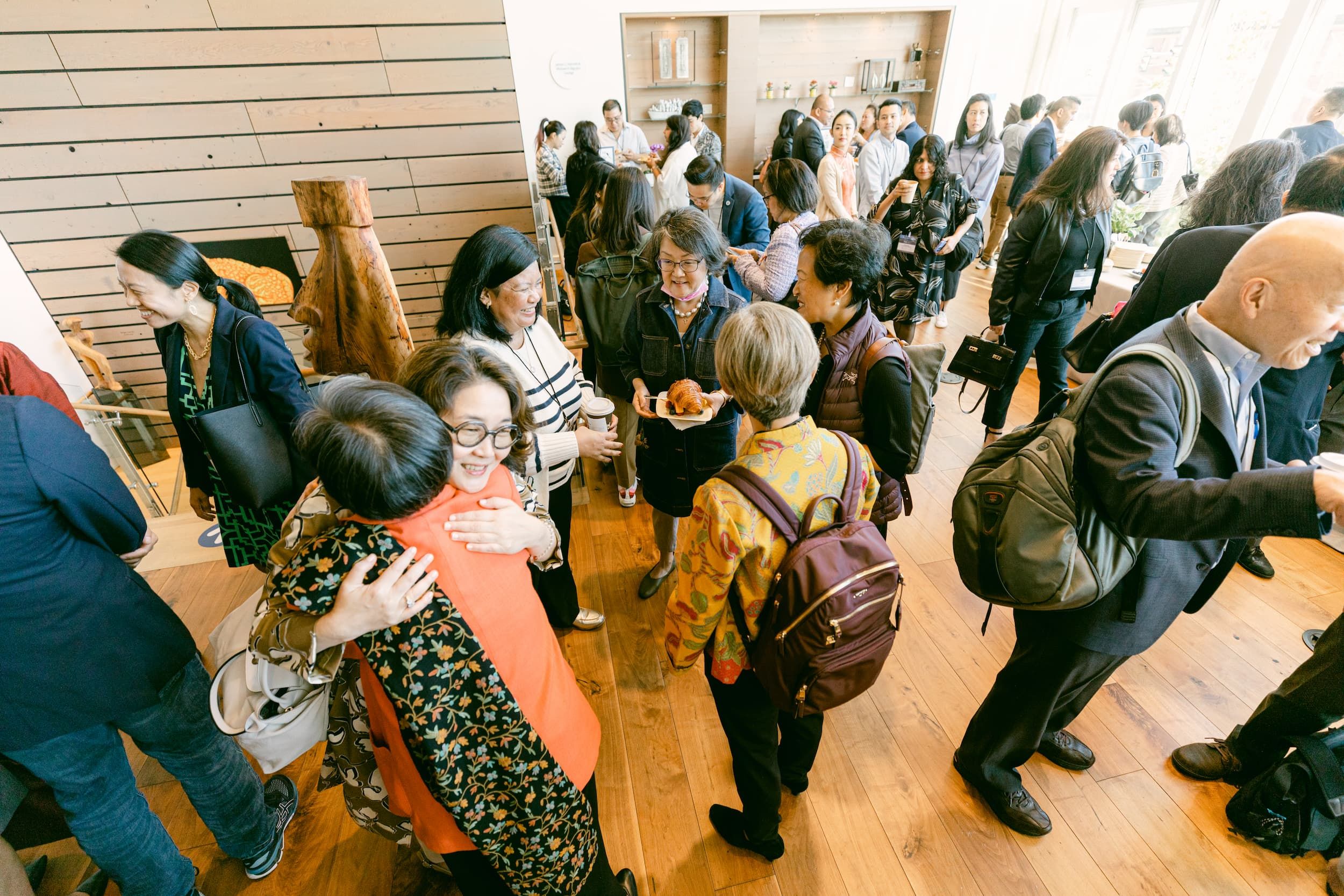 A group of people at a The Asian American Foundation day event